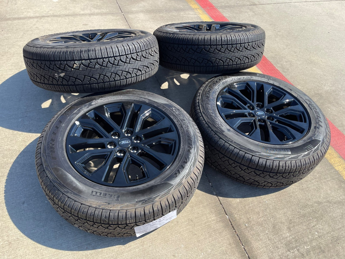 20" Ford F-150 LARIAT OEM 10619 rims wheels Expedition 2026 2027 SET PIRELLI