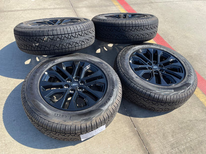 20" Ford F-150 LARIAT OEM 10619 rims wheels Expedition 2026 2027 SET PIRELLI