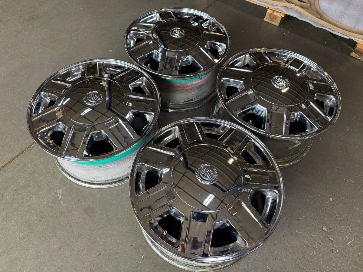 17" Cadillac DTS OEM 4603 4613 wheels rims Hearse Limousine CHROME SET