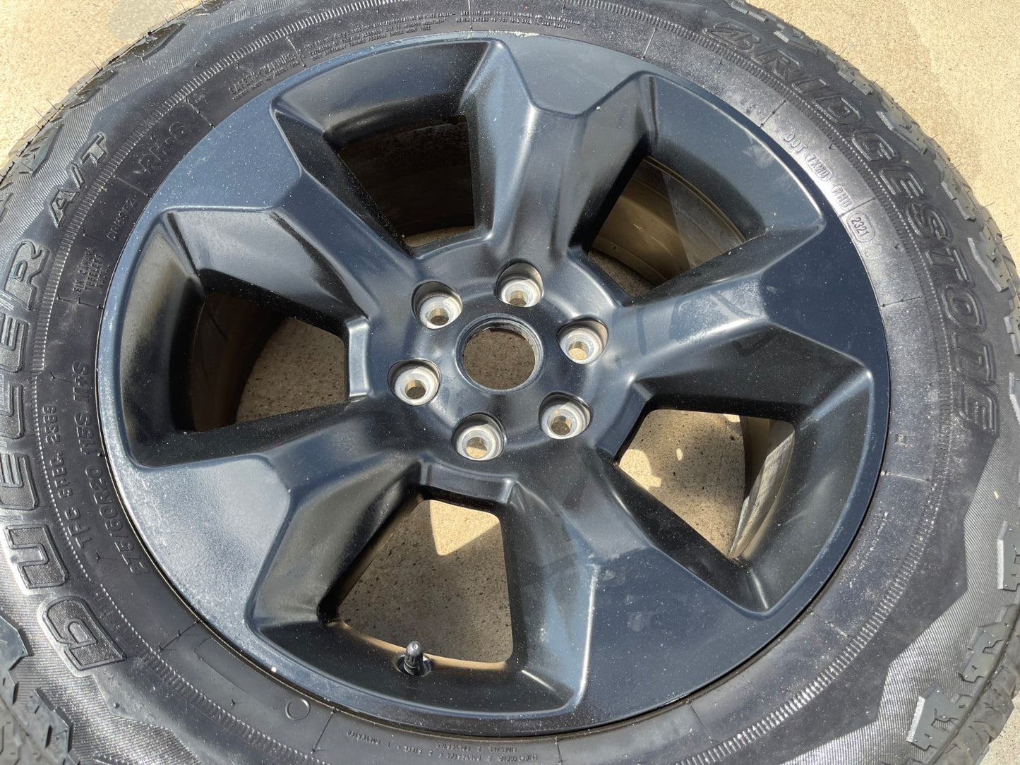 20" Ram 1500 LIMITED Laramie wheel rim black OEM 2675 2722 spare single