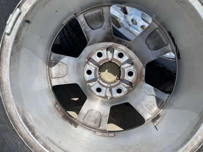 20" Chevy Silverado 1500 Tahoe Suburban OEM wheels rims 5652 SET HANKOOK A/T NEW