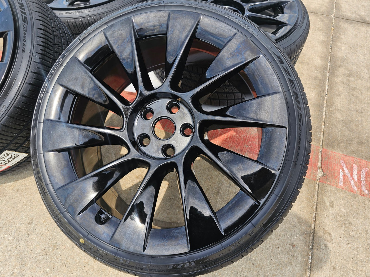 20" Tesla Model 3 OEM Uberturbine wheels rims tires 2021 2022 2023 2024 2025 NEW