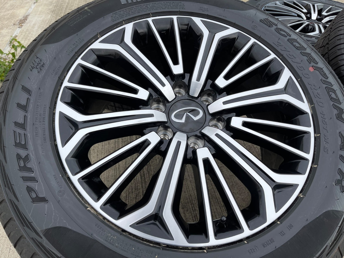 20" Nissan Titan PRO-4X Armada OEM wheels rims black 2025 2026 2027 SET NEW