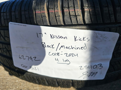 17" Nissan Kicks OEM 62792 wheels rims tires NEW