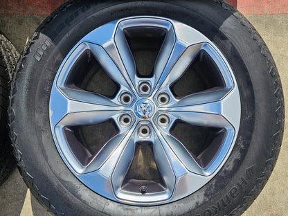 20" Dodge Ram 1500 OEM Laramie wheels rims 2681 tires HANKOOK DYNAPRO A/T2