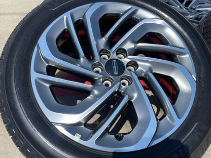 22" Lincoln Navigator OEM 94225 rims wheels BLACK LABEL 2026 2027 SET MICHELIN