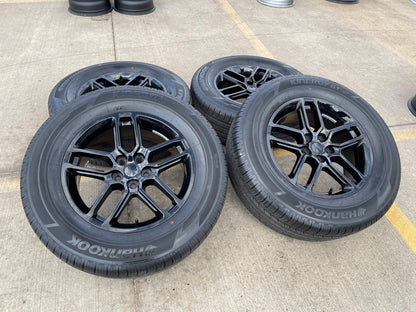 18" Ford Taurus Explorer OEM 10698 rims wheels black 2023 2024 2025 2026 HANKOOK