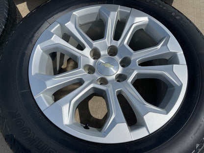 20" Chevy Tahoe Silverado OEM 14090 95417 wheels rims SET HANKOOK A/T2
