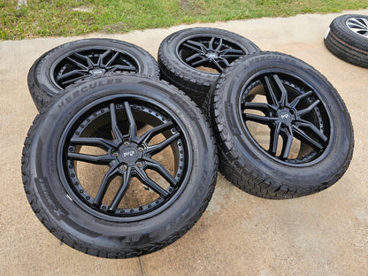20" 20x9 NICHE Methos M194 Jeep Wrangler wheels rims 5x114.3 5x4.5