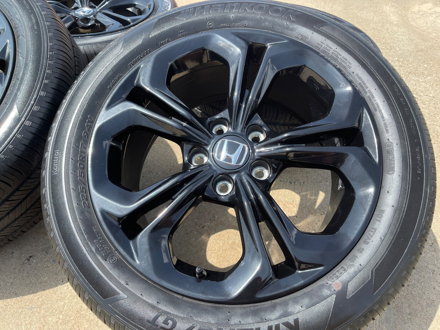 17" Honda Accord OEM Sport wheels rims 60306 HANKOOK 2024 2025 2026 2027 SET