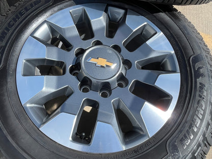 20" Chevy Silverado GMC Sierra 2500 3500 OEM 5960 5947 wheels rims SET MICHELIN