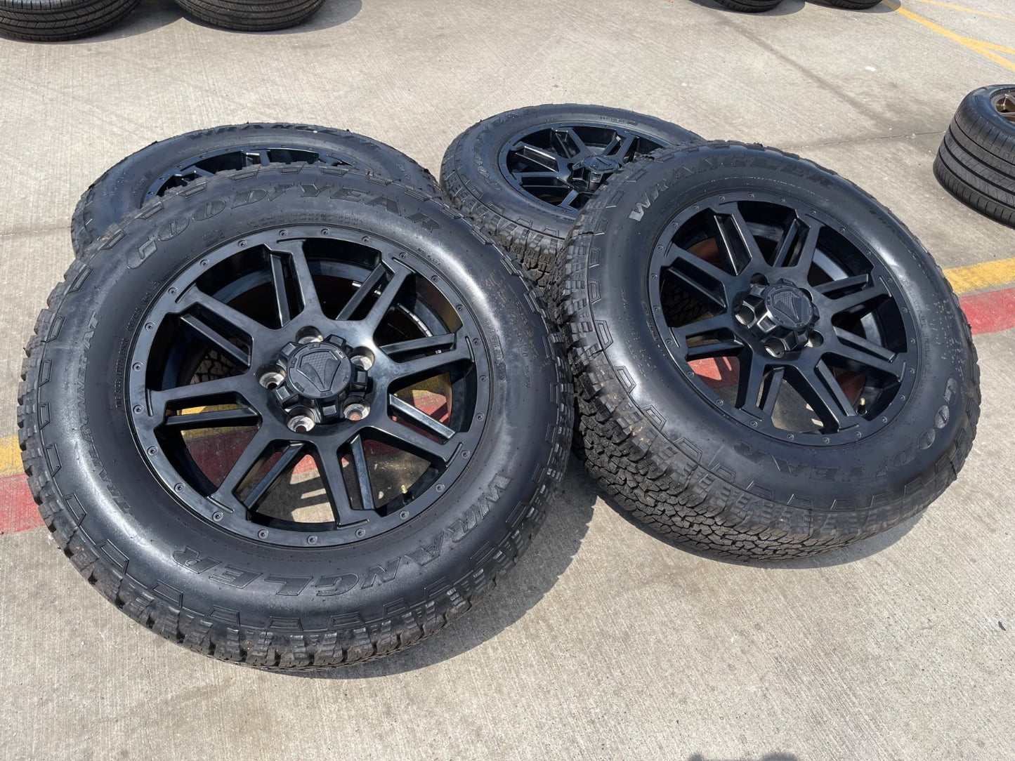 20" Toyota Tundra TSS TRD T Force OEM wheels rims 5x150 tires GOODYEAR A/T