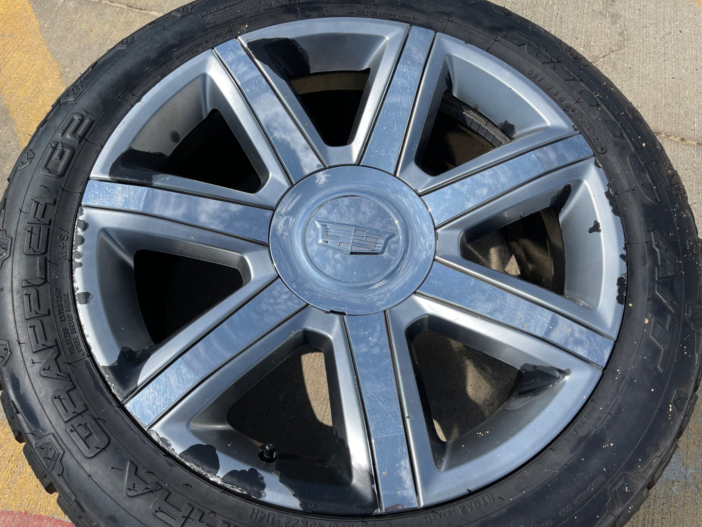 22" Cadillac Escalade OEM 4739 wheel rim 2016 2017 2018 2019 2020 SPARE