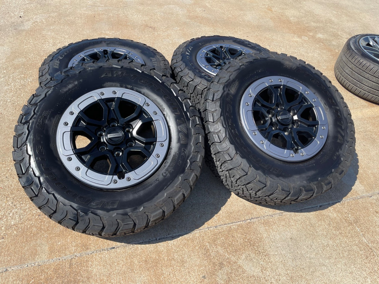 17" Ford Ranger Raptor Beadlock wheels rims Bronco 2024 2025 2026 BFG KO3 A/T