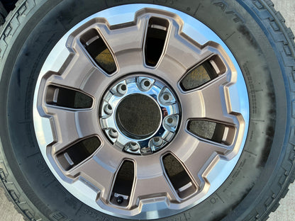 20" Ford F-250 F-350 OEM 10487 LIMITED KING RANCH tan wheels rims 2024 2025 2026
