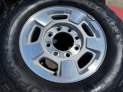 17" GMC Sierra Chevy Silverado 2500 3500 OEM 5500 wheels rims COOPER A/T3 SET