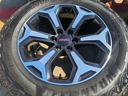 20" GMC Sierra AT4X Canyon Chevy Silverado OEM wheels rims SET 2026 2027 NEW