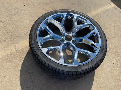 24" 24x9 GMC Yukon Chevy Tahoe 1500 OEM replica wheel rim 5668 spare single