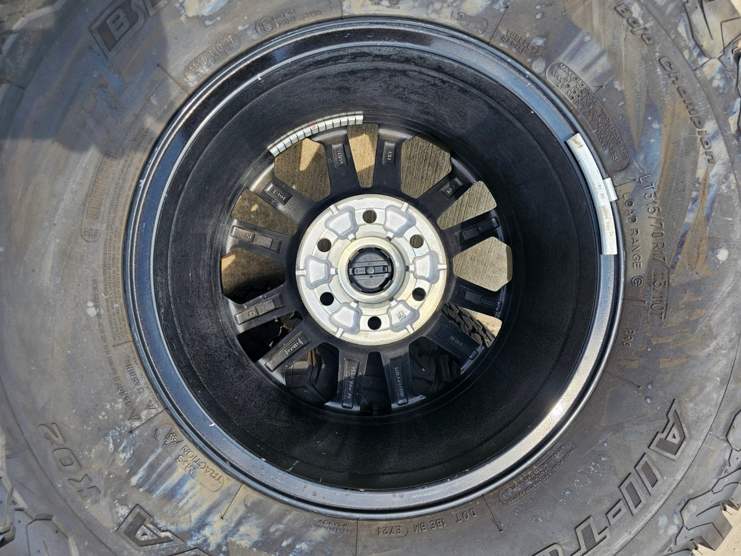 17" Ford F-150 Raptor OEM rims wheels Bronco 2023 2024 2025 2026 NEW BFG KO2 A/T