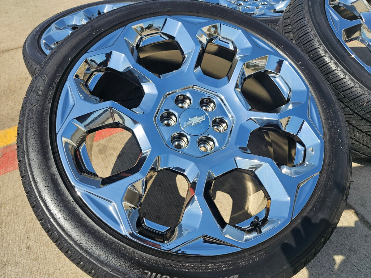 24" GMC Yukon Sierra Tahoe Cadillac Escalade V OEM wheels rims 2025 2026 2027