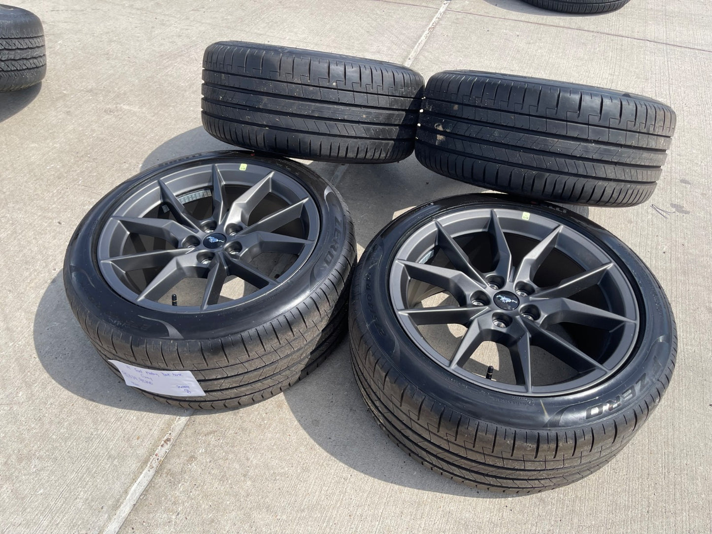19" Ford Mustang GT Dark Horse OEM 95839 95840 wheels rims 2025 2026 2027 NEW