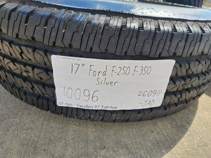 17" Ford F-250 F-350 OEM 10096 wheels rims tires FIRESTONE H/T SET