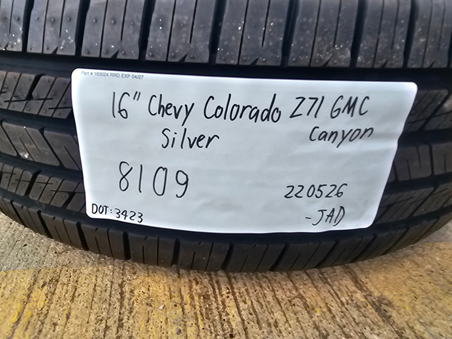 16" Chevy Colorado Z71 GMC Canyon OEM 8109 wheel rim spare tire NEW