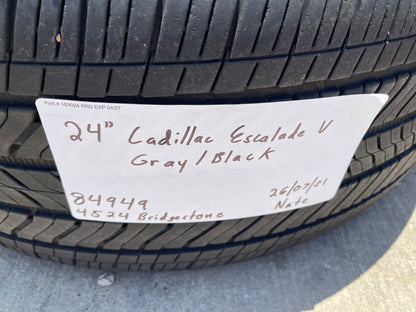 24" Cadillac Escalade V PLATINUM OEM wheels rims tires 2024 2025 2026 2027 SET