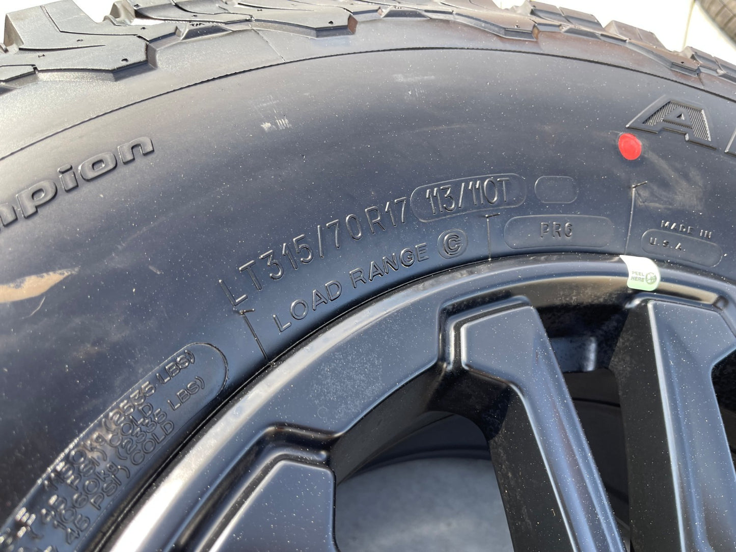 (1) 17" Ford F-150 Raptor OEM 10611 rim wheel Bronco 2026 2027 BFG 35" NEW