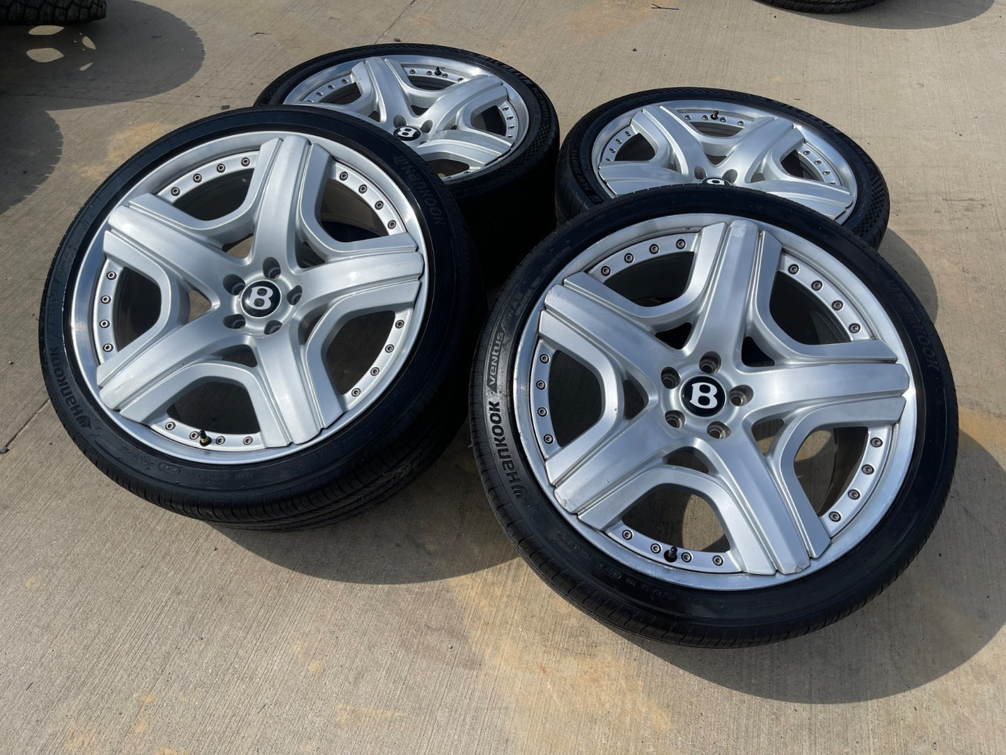 21" Bentley Continental OEM wheels rims Mulliner Flying Spur GT SET
