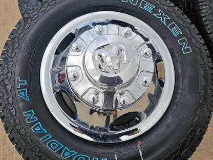 17" Dodge Ram 3500 Dually 8x200 wheels rims 2703 2704 OEM 2025 2026 NEW A/T