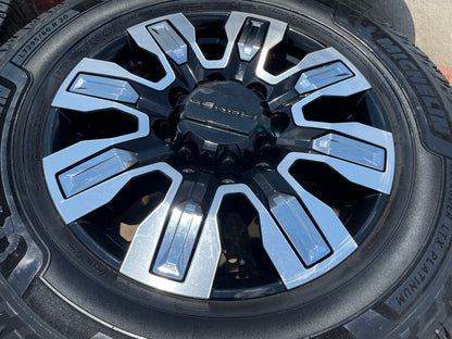 20" GMC Sierra 2500 3500 OEM wheels rims 5958 14138 tires MICHELIN DEFENDER