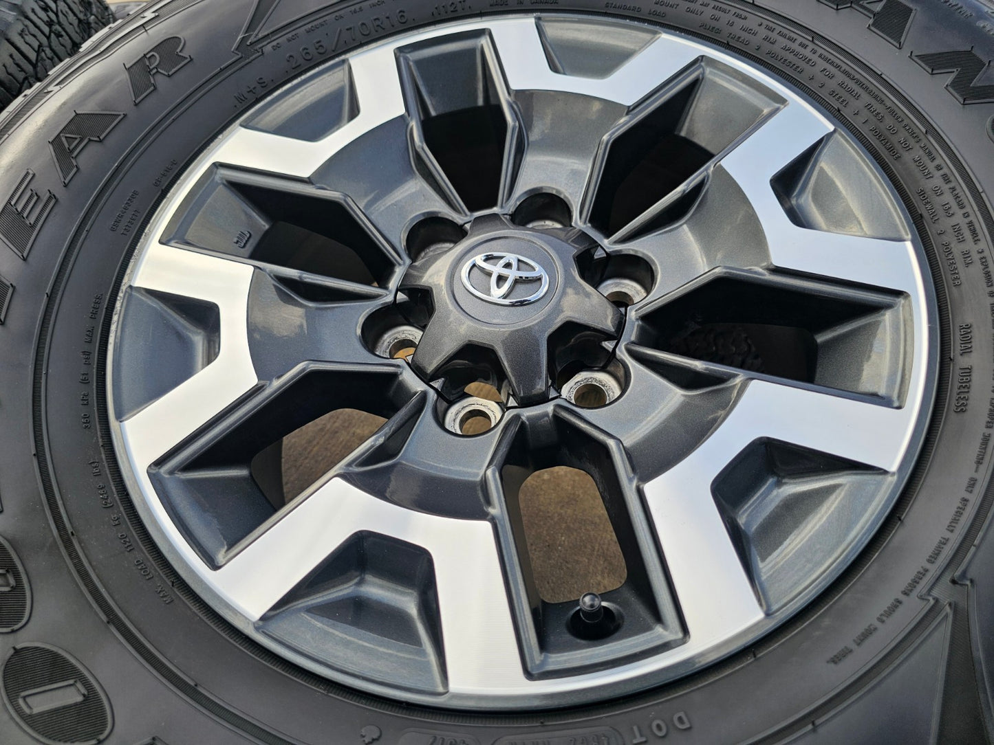 16" Toyota Tacoma TRD wheels rims SET 75189 OEM 4Runner FJ GOODYEAR