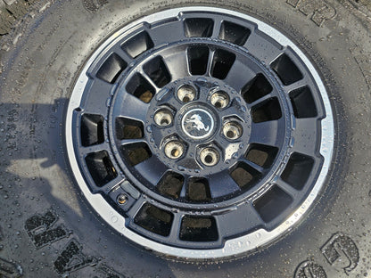 17" Ford Bronco HERITAGE SASQUATCH OEM 22025 wheels rims SET GOODYEAR A/T 35"