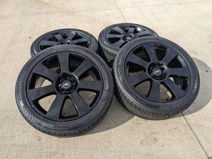 22" Land Rover Range OEM wheels rims black 72249 tires NEW