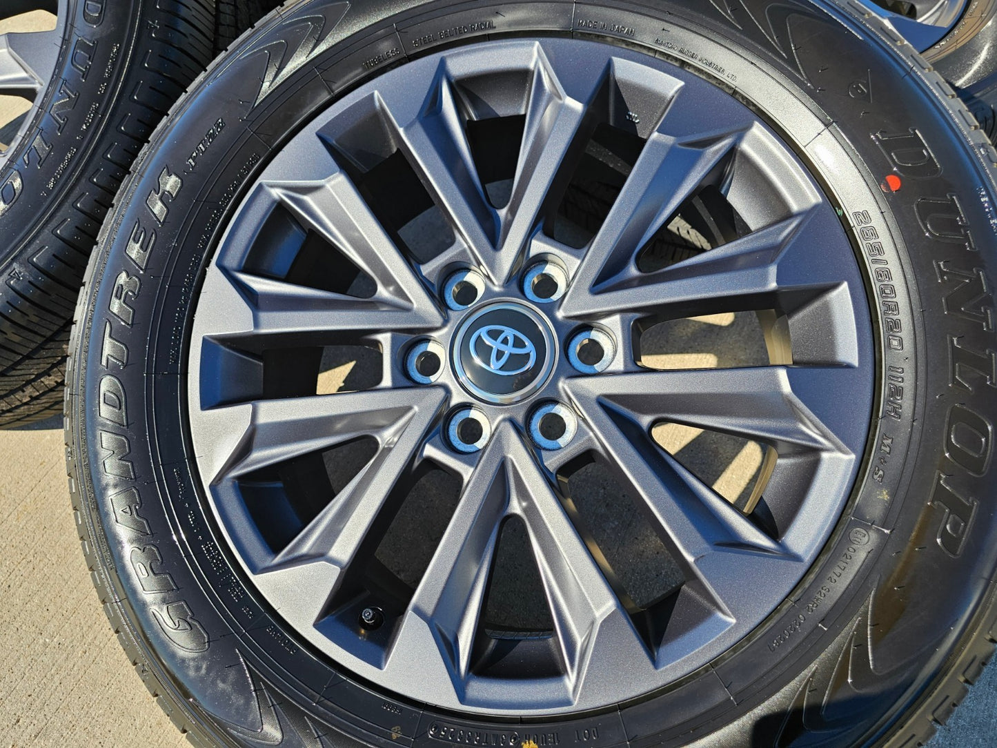 20" Toyota Land Cruiser OEM wheels rims 94057 Tundra Sequoia 2024 2025 2026 NEW
