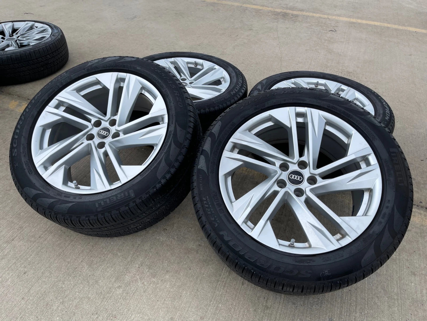 20" Audi Q7 OEM wheels rims Q8 RS S VW Atlas 12053 tires 2021 2022 2023 2024