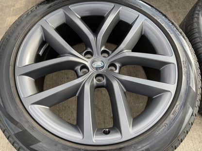 22" Land Rover DEFENDER OEM wheels rims 72385 Range tires GRAY 2023 2024 2025