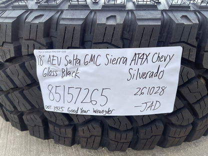 18" AEV SALTA GMC Sierra AT4X Chevy Silverado OEM rims wheels SET NEW GOODYEAR