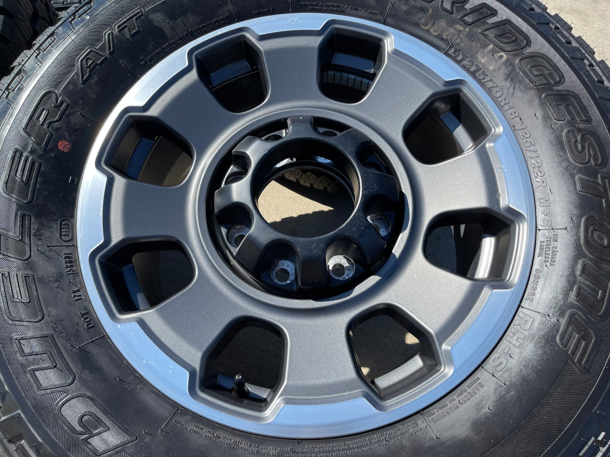 18" Ford F-250 F-350 OEM 10482 LARIAT rims wheels BRIDGSETONE SET NEW