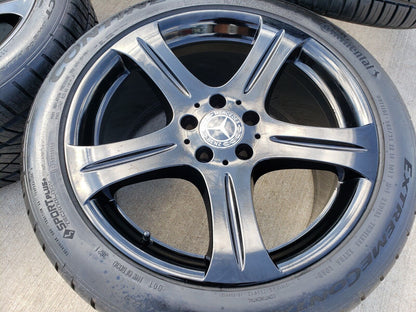 18" Mercedes CLS 550 C E S Class OEM 65371 65372 wheels rims tires