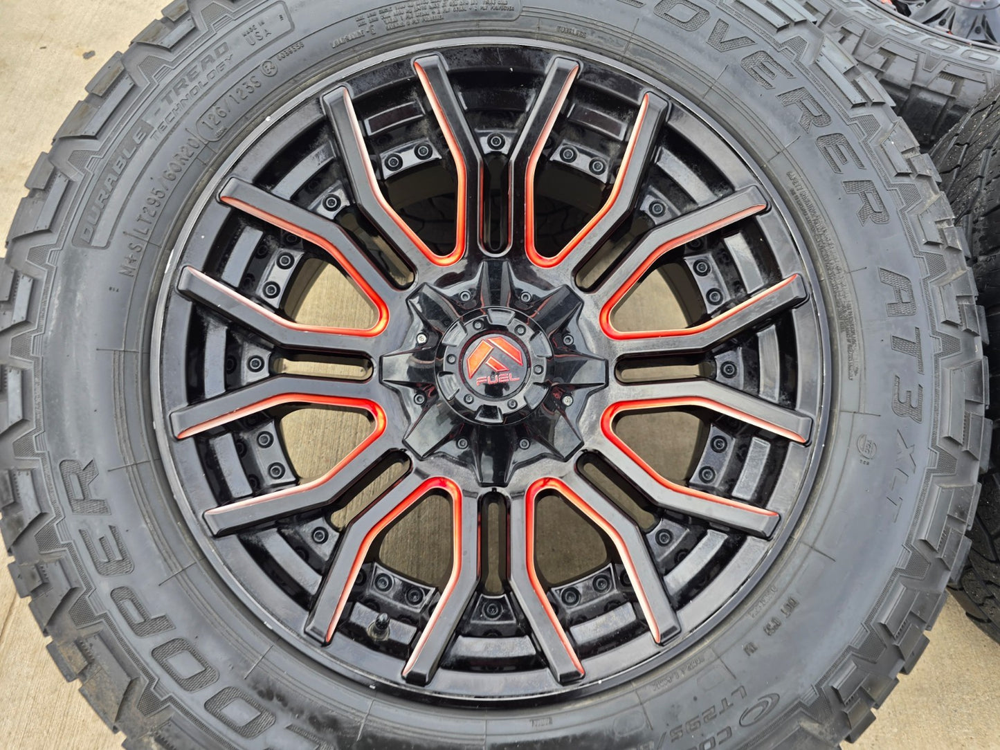 20" FUEL Rage D712 GMC Sierra AT4X Chevy 2500 3500 wheels rims FITS 2011-2027