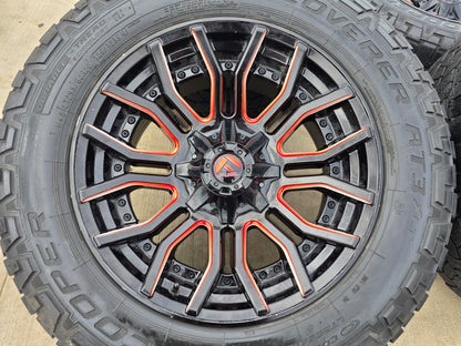20" FUEL Rage D712 GMC Sierra AT4X Chevy 2500 3500 wheels rims FITS 2011-2027