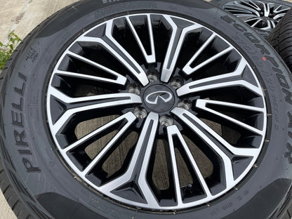 20" Nissan Titan PRO-4X Armada OEM wheels rims tires black 2024 2025 2026 NEW