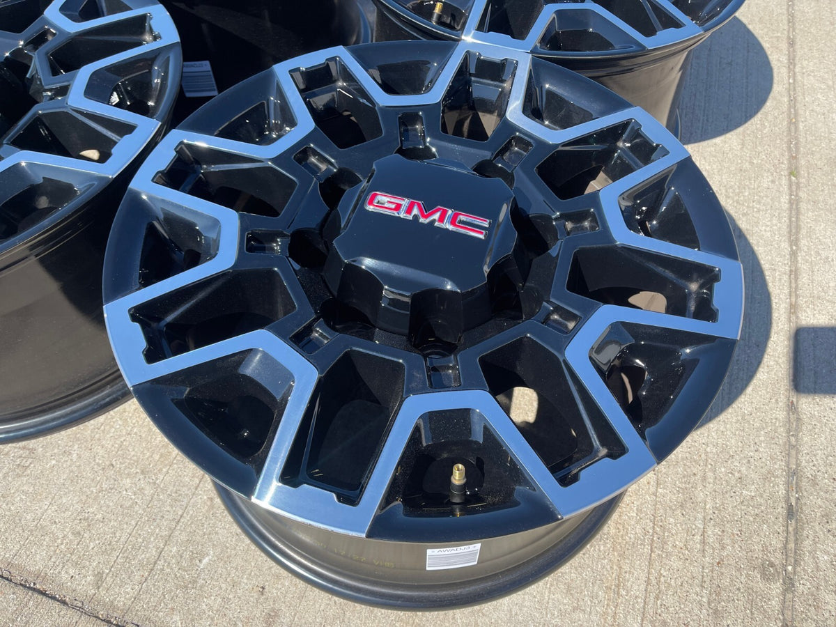 18" GMC Sierra AT4X Chevy Trail Boss 2500 OEM 14136 wheels rims 2025 2026 NEW