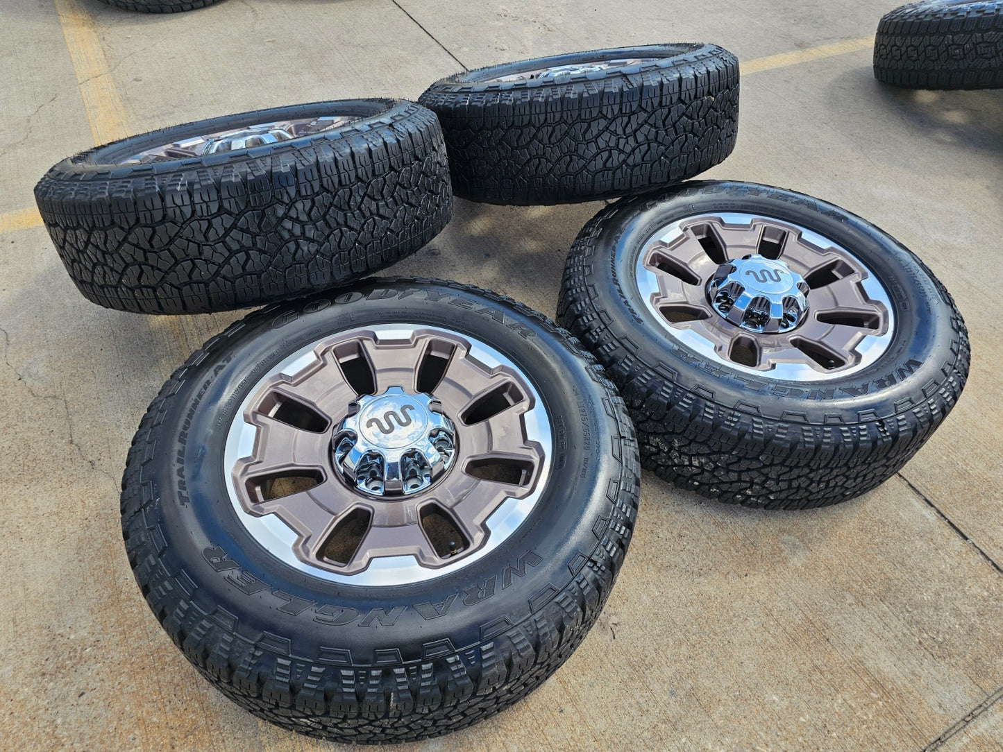 20" Ford F-250 F-350 OEM 10487 LIMITED KING RANCH tan wheels rims GOODYEAR
