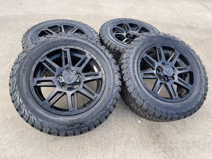 20" Toyota Tundra Sequoia T FORCE TSS TRD OEM black wheels rims 5x150 NEW BFG