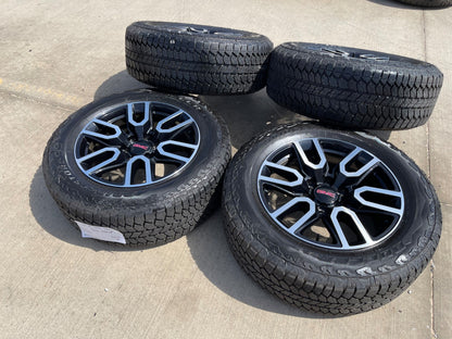 20" GMC Sierra Yukon AT4X Silverado OEM 5914 wheels rims SET BRIDGESTONE A/T NEW