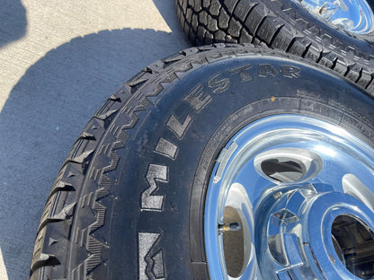 16" Ford F-250 F-350 Excursion OEM 3408 polished wheels rims tires