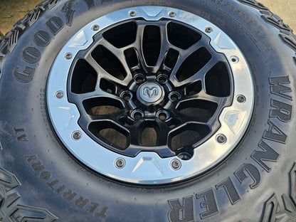 18" Dodge Ram 1500 TRX Beadlock OEM 2735 RHO wheels rims SET 2024 2025 2026